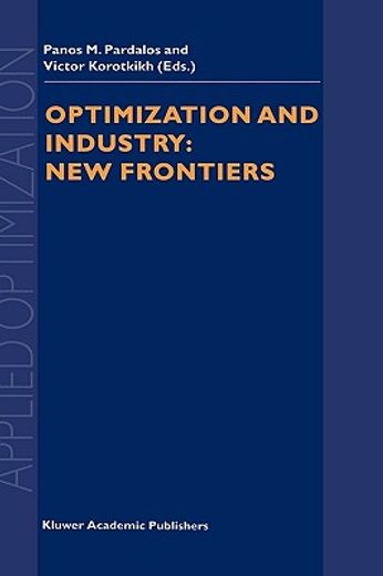 optimization and industry: new frontiers (en Inglés)