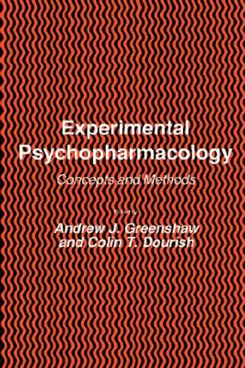 experimental psychopharmacology (en Inglés)