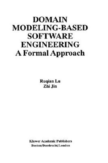 domain modeling-based software engineering (en Inglés)
