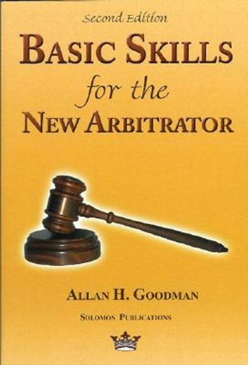 basic skills for the new arbitrator (en Inglés)