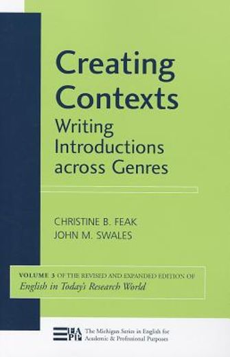 creating contexts,writing introductions across genres