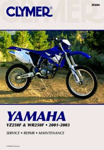 yamaha yz250f & wr250f 2001-2003,service, repair , maintenance