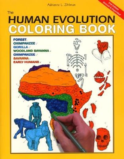 the human evolution coloring book (en Inglés)