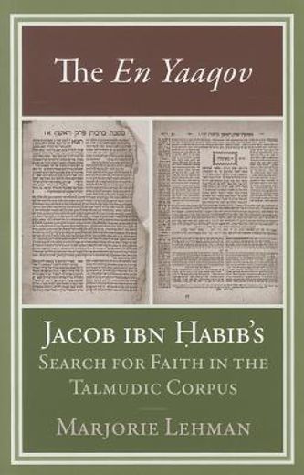 the en yaaqov,jacob ibn habib’s search for faith in the talmudic corpus