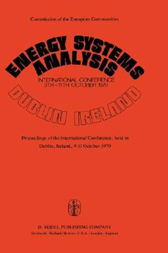 energy systems analysis (en Inglés)