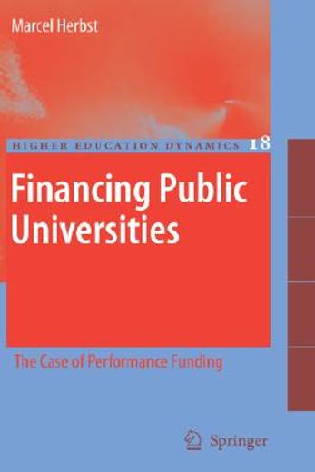 financing public universities,the case of performance funding