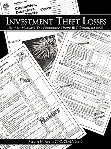 investment theft losses,how to maximize tax deductions under irc section 165c2