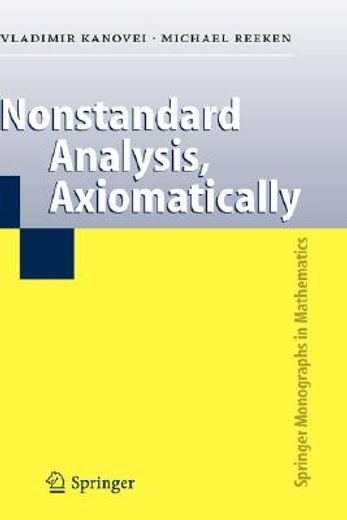 nonstandard analysis, axiomatically