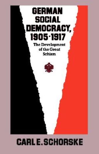 german social democracy, 1905-1917,the development of the great schism