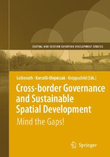 cross-border governance and sustainable spatial development,mind the gaps!