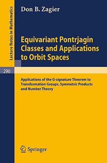 equivariant pontrjagin classes and applications to orbit spaces (en Inglés)