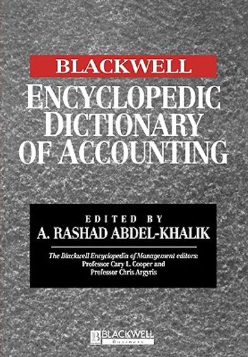 blackwell encyclopedic dictionary of accounting