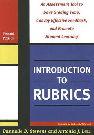 introduction to rubrics,an assessment tool to save grading time, convey effective feedback, and promote student learning