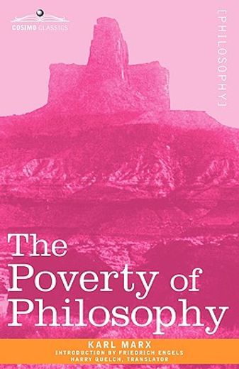 the poverty of philosophy (en Inglés)