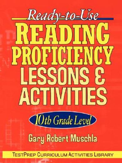 ready-to-use reading proficiency lessons and activities,10th grade level (in English)