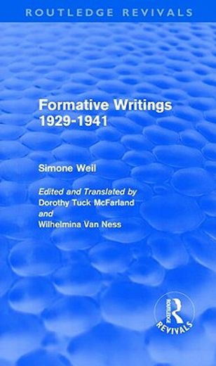 formative writings 1929-41