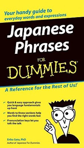 japanese phrases for dummies (en Inglés)