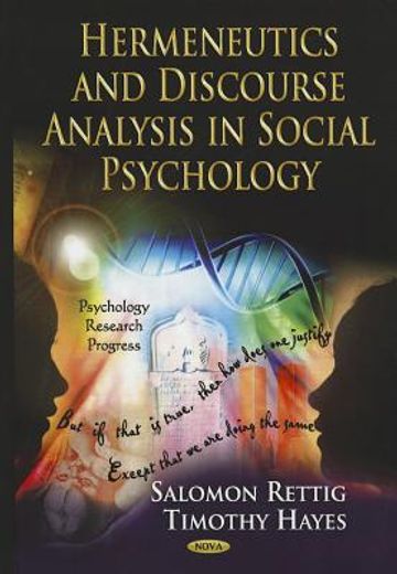 hermeneutics and discourse analysis in social psychology