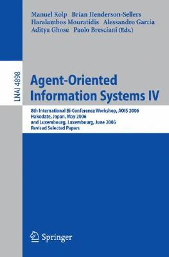 agent-oriented information systems iv (en Inglés)