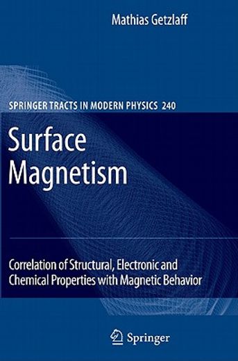 surface magnetism,correlation of structural, electronic and chemical properties with magnetic behavior