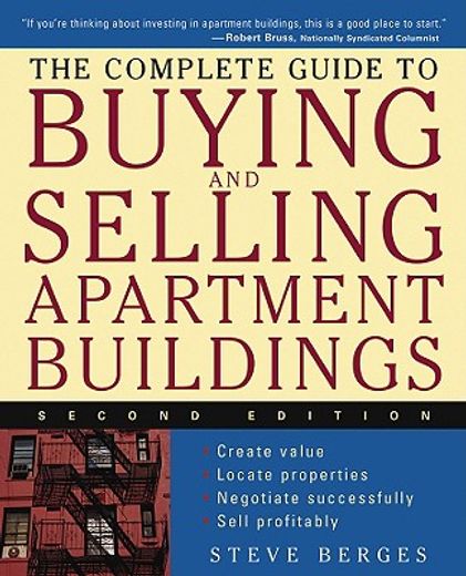 the complete guide to buying and selling apartment buildings (en Inglés)