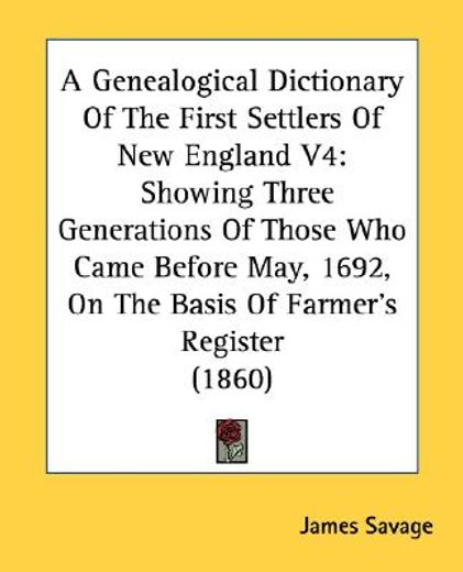 a genealogical dictionary of the first s
