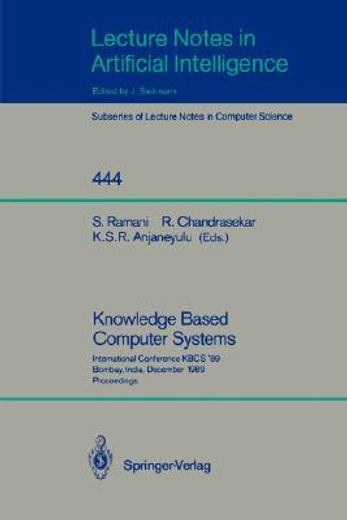 knowledge based computer systems (en Inglés)