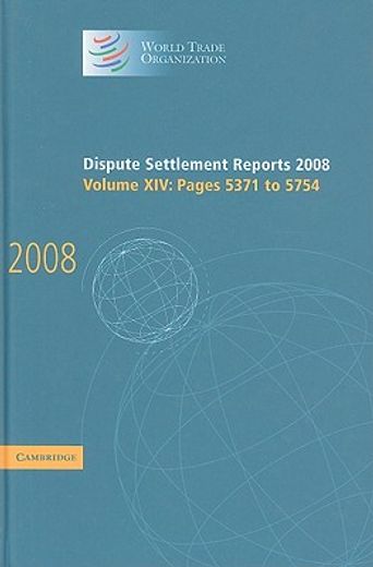 dispute settlement reports,2008