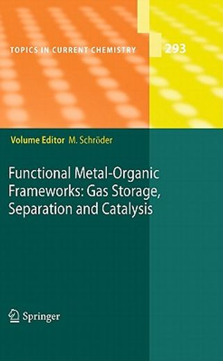 functional metal-organic frameworks,gas storage, separation and catalysis
