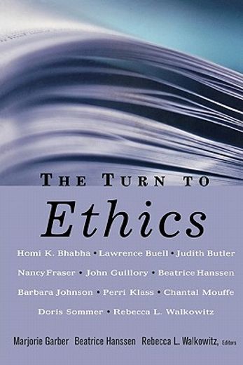 the turn to ethics