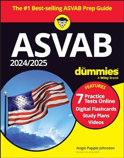 2024/2025 ASVAB for Dummies: Book + 7 Practice Tests + Flashcards + Videos Online (en Inglés)