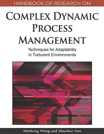 handbook of research on complex dynamic process management,techniques for adaptability in turbulent environments