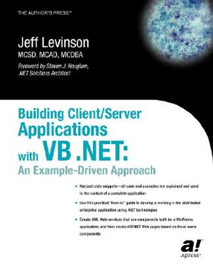 building client/server applications with vb .net: an example-driven approach