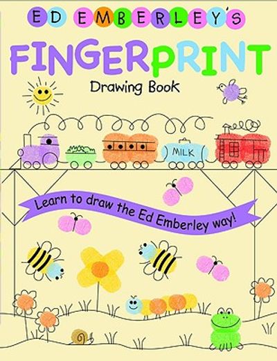 ed emberley´s fingerprint drawing book (en Inglés)