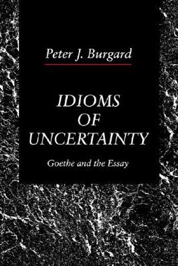 idioms of uncertainity