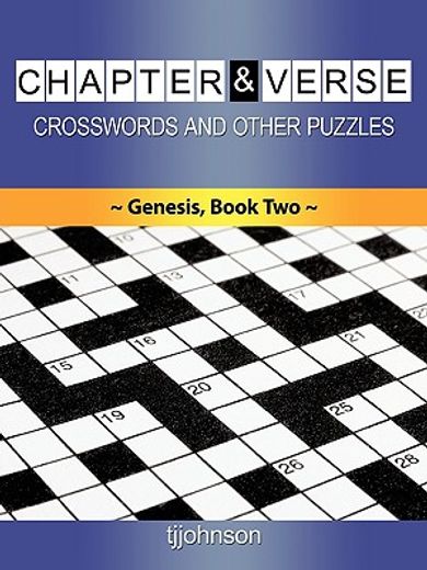 chapter & verse, crosswords and other puzzles,,genesis book two