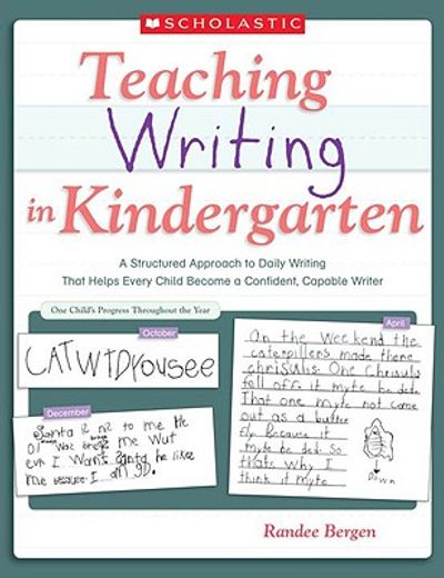 teaching writing in kindergarten (en Inglés)