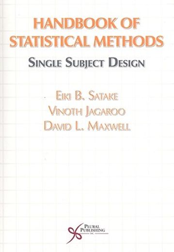 handbook of statistical methods,single subject design