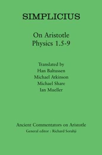 simplicius,on aristotle physics 1.5-9