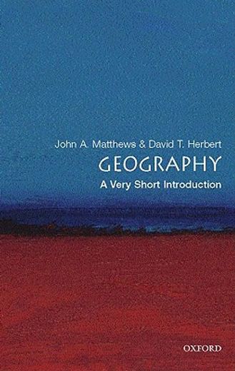 geography,a very short introduction (in English)