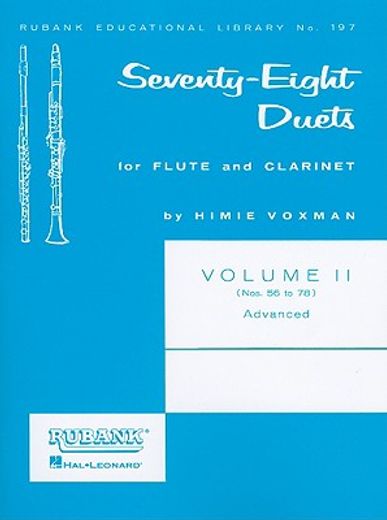 78 duets for flute and clarinet,advanced