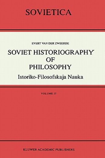soviet historiography of philosophy (en Inglés)