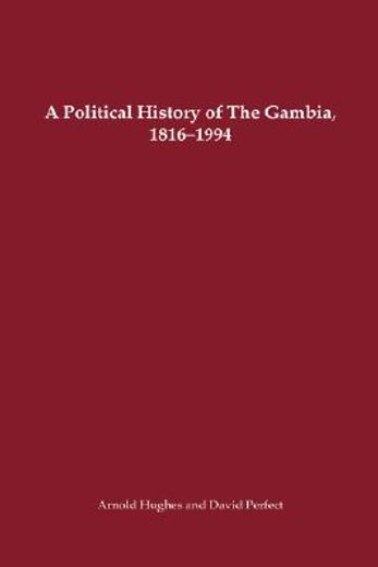 a political history of the gambia 1816-1994