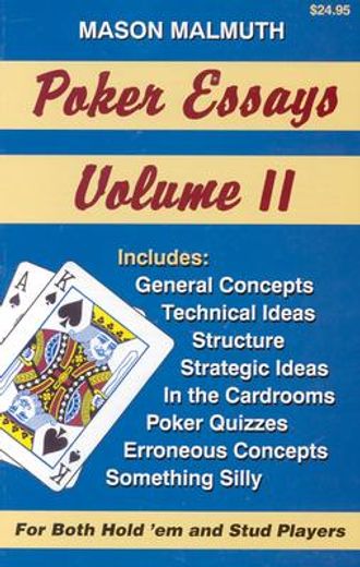 poker essays, volume ii