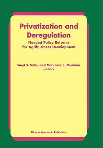 privatization and deregulation (en Inglés)