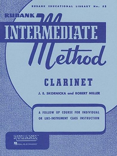 rubank intermediate method clarinet (in English)