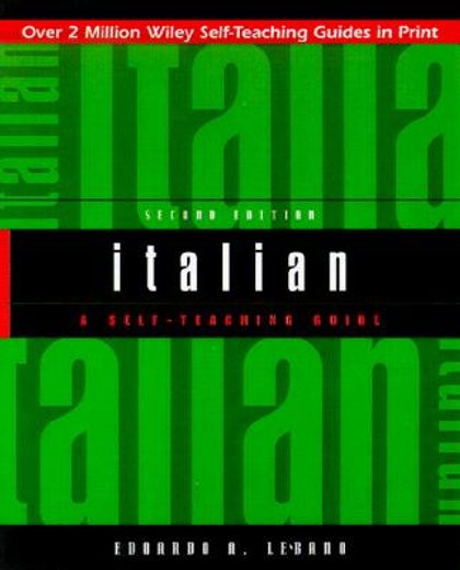 italian,a self-teaching guide (en Inglés)