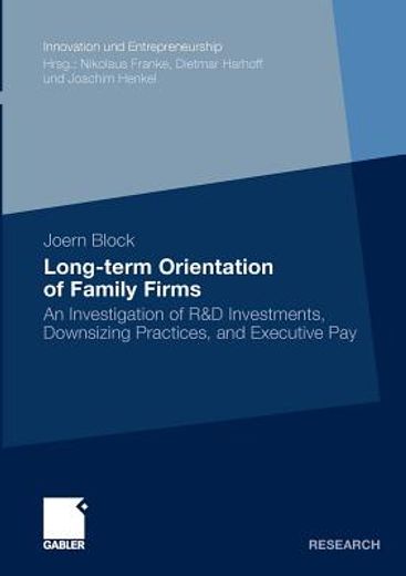 long-term orientation of family firms (en Inglés)