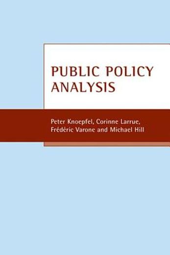 policy analysis and management