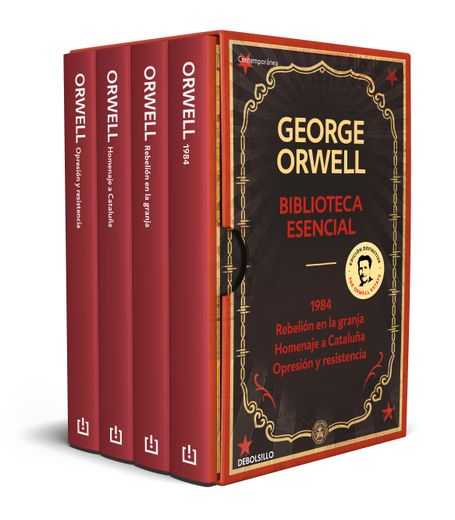 Biblioteca Esencial George Orwell (1984; Rebelion en la Granja; Homenaje a Cataluña; Opresion y Resistencia)